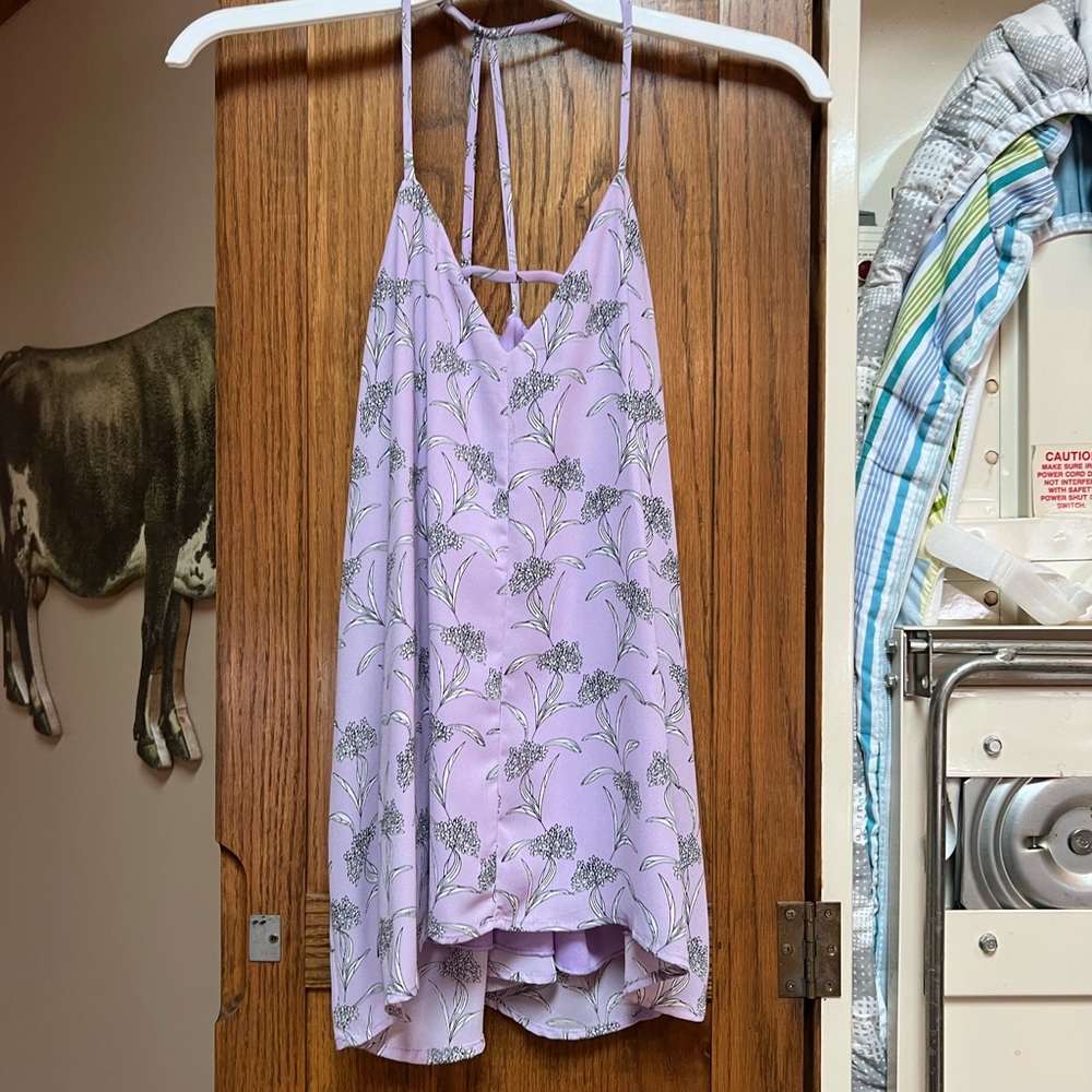 Alya light purple tank top